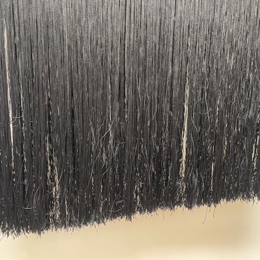 Helmet Lang Black Lamb Leather and Fringe Skirt EUC - Picture 8 of 14